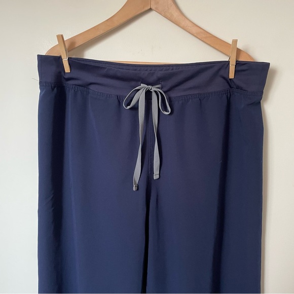 Figs High Waisted Livingston Basic Scrub Pants Navy Blue Size XXL Tall - Picture 3 of 7